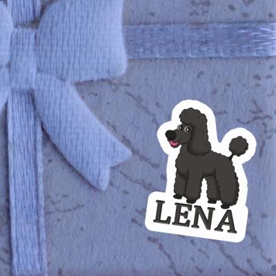 Lena Autocollant Caniche Notebook Image