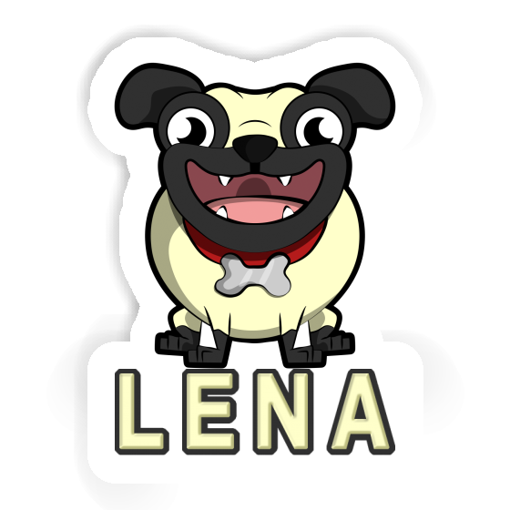 Sticker Pug Lena Notebook Image