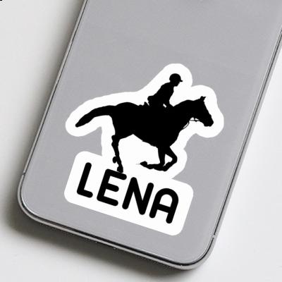 Sticker Horse Rider Lena Notebook Image