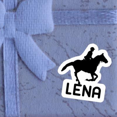 Lena Sticker Horse Rider Laptop Image