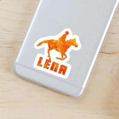 Sticker Horse Rider Lena Laptop Image