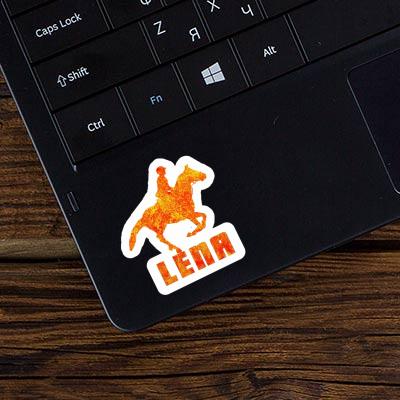 Lena Sticker Horse Rider Notebook Image