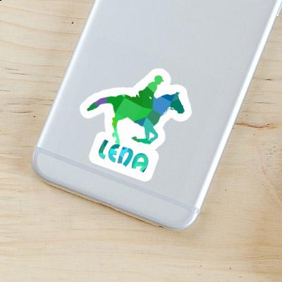 Lena Sticker Horse Rider Notebook Image