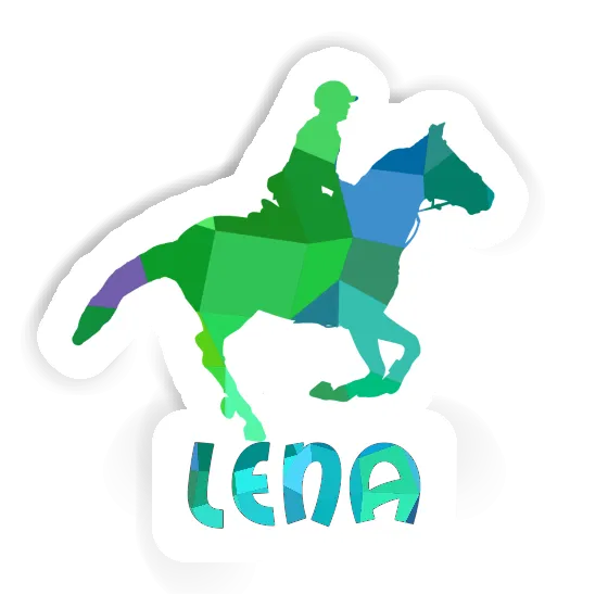 Lena Sticker Horse Rider Notebook Image