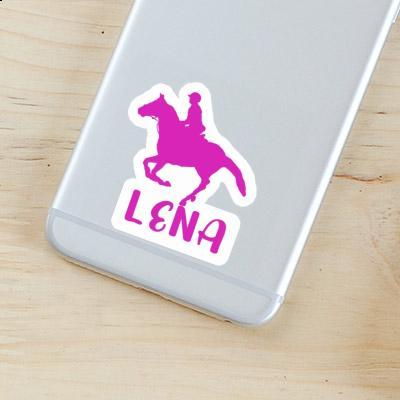 Sticker Lena Horse Rider Laptop Image