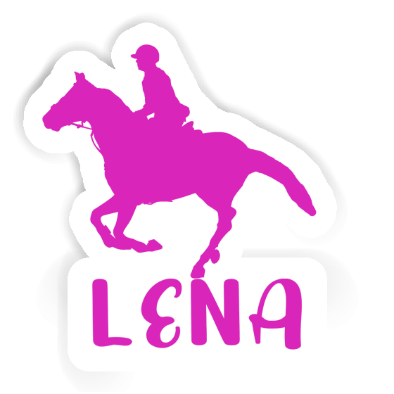 Sticker Lena Horse Rider Notebook Image