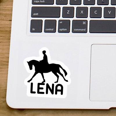 Lena Autocollant Cavalière Laptop Image