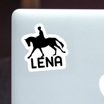 Lena Sticker Horse Rider Laptop Image