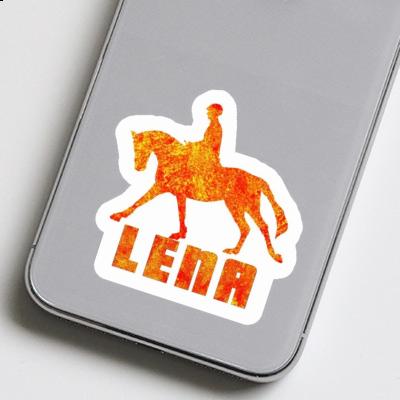 Sticker Lena Horse Rider Laptop Image