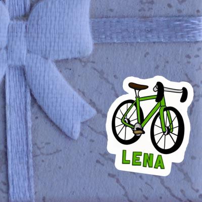 Sticker Racing Bicycle Lena Notebook Image