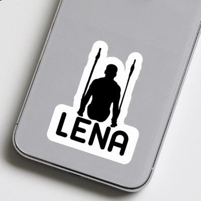 Lena Sticker Ring gymnast Notebook Image