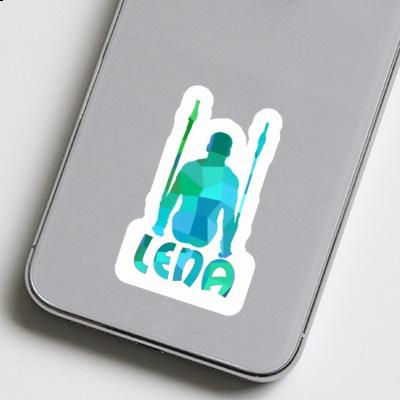 Sticker Lena Ring gymnast Laptop Image