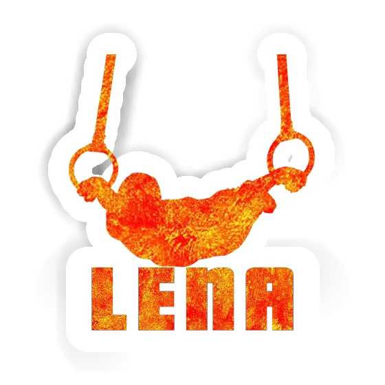 Sticker Ring gymnast Lena Laptop Image