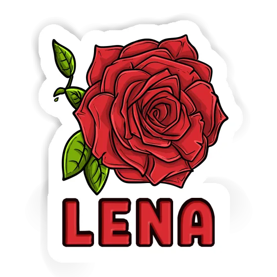 Sticker Rosenblüte Lena Gift package Image