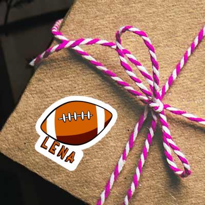 Sticker Lena Rugby Ball Notebook Image