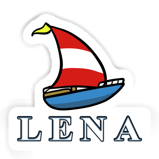 Lena Sticker Sailboat Notebook Image