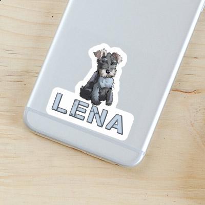 Schnauzer Autocollant Lena Gift package Image