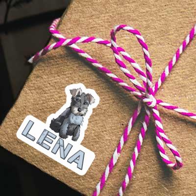 Schnauzer Autocollant Lena Gift package Image