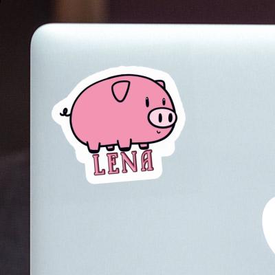 Sticker Lena Pig Gift package Image