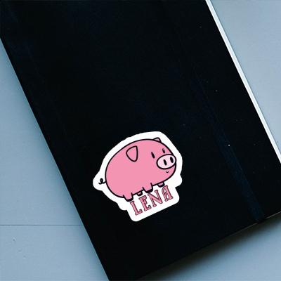 Sticker Lena Pig Image