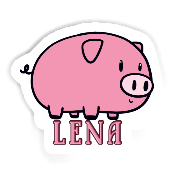 Sticker Lena Pig Gift package Image