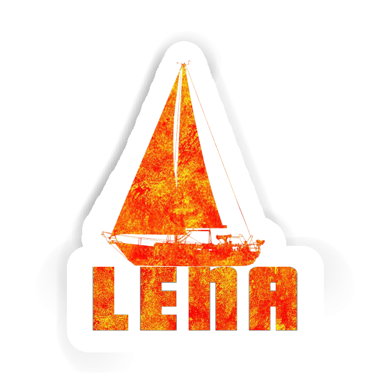 Lena Sticker Sailboat Notebook Image