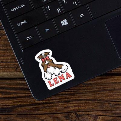 Sticker Lena Shih Tzu Laptop Image