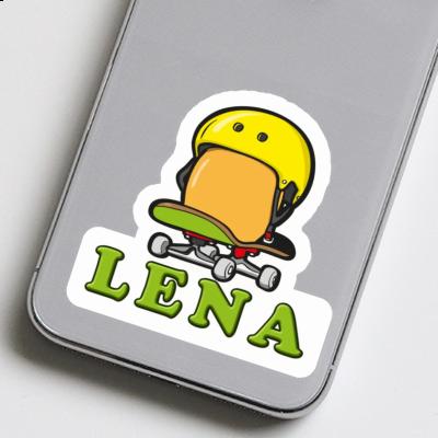 Skateboard Egg Sticker Lena Notebook Image