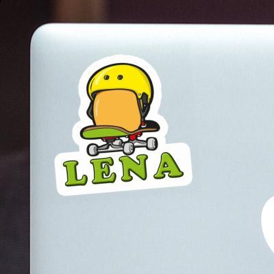 Lena Autocollant Œuf de skateboard Notebook Image