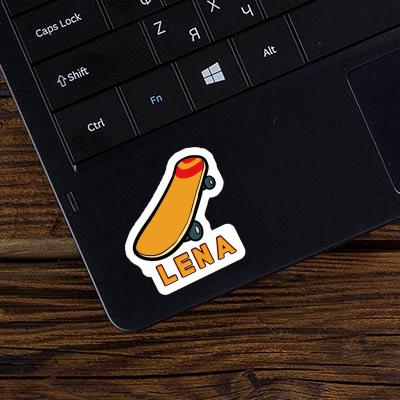 Lena Sticker Skateboard Laptop Image