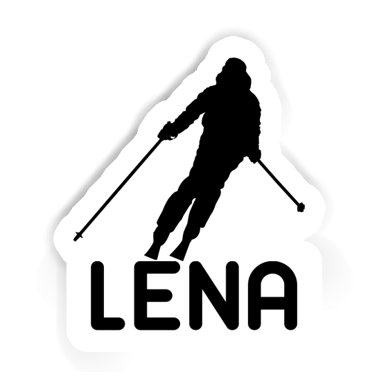 Skifahrerin Sticker Lena Gift package Image