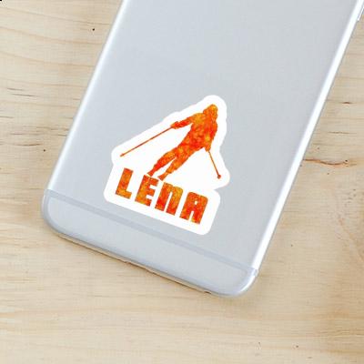 Sticker Skier Lena Laptop Image