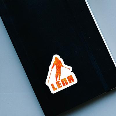 Sticker Lena Skier Gift package Image