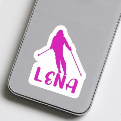 Skifahrerin Sticker Lena Gift package Image