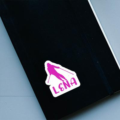 Sticker Lena Skier Notebook Image