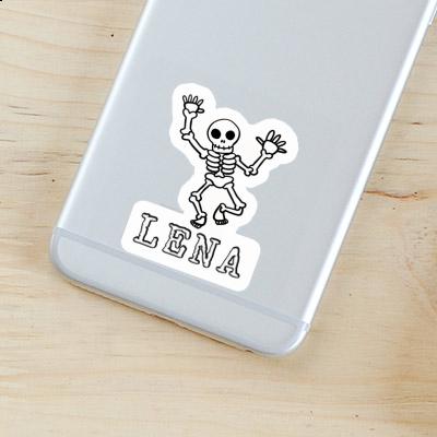 Lena Sticker Skeleton Laptop Image