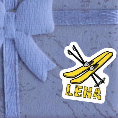 Lena Sticker Ski Notebook Image