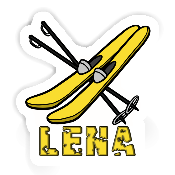 Sticker Lena Ski Notebook Image