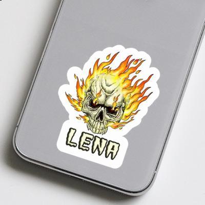 Lena Sticker Skull Image