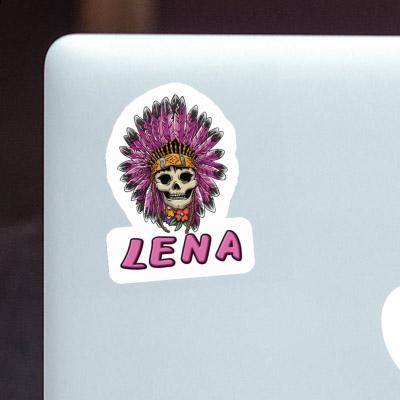 Lena Sticker Womens Skull Image