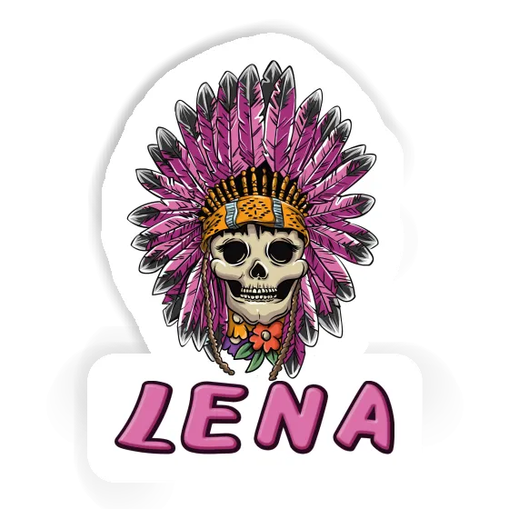 Lena Sticker Womens Skull Gift package Image