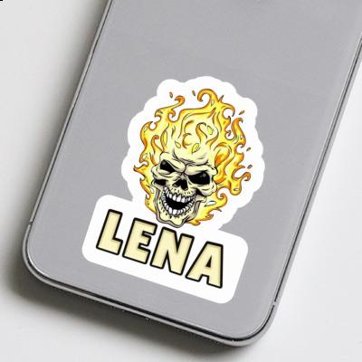 Sticker Lena Skull Laptop Image