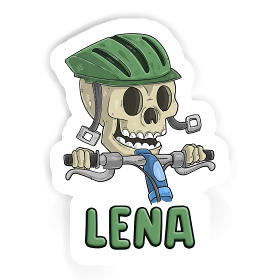 Sticker Bicycle Rider Lena Image