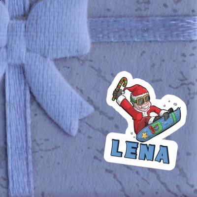 Lena Sticker Snowboarder Gift package Image