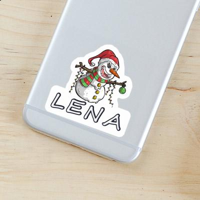 Sticker Lena Bad Snowman Gift package Image