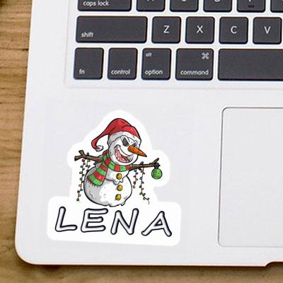 Sticker Lena Bad Snowman Gift package Image