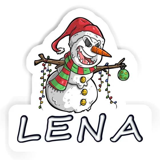 Lena Autocollant Bonhomme de neige Image