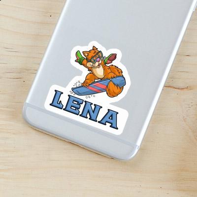 Sticker Boarder Lena Notebook Image