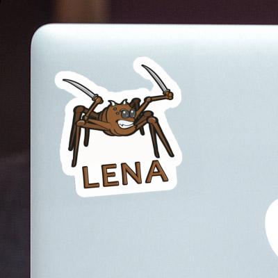 Sticker Fighting Spider Lena Notebook Image