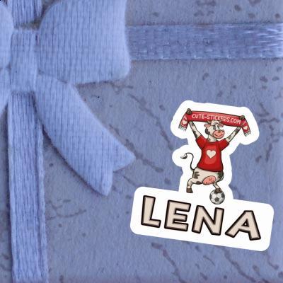 Lena Sticker Cow Laptop Image